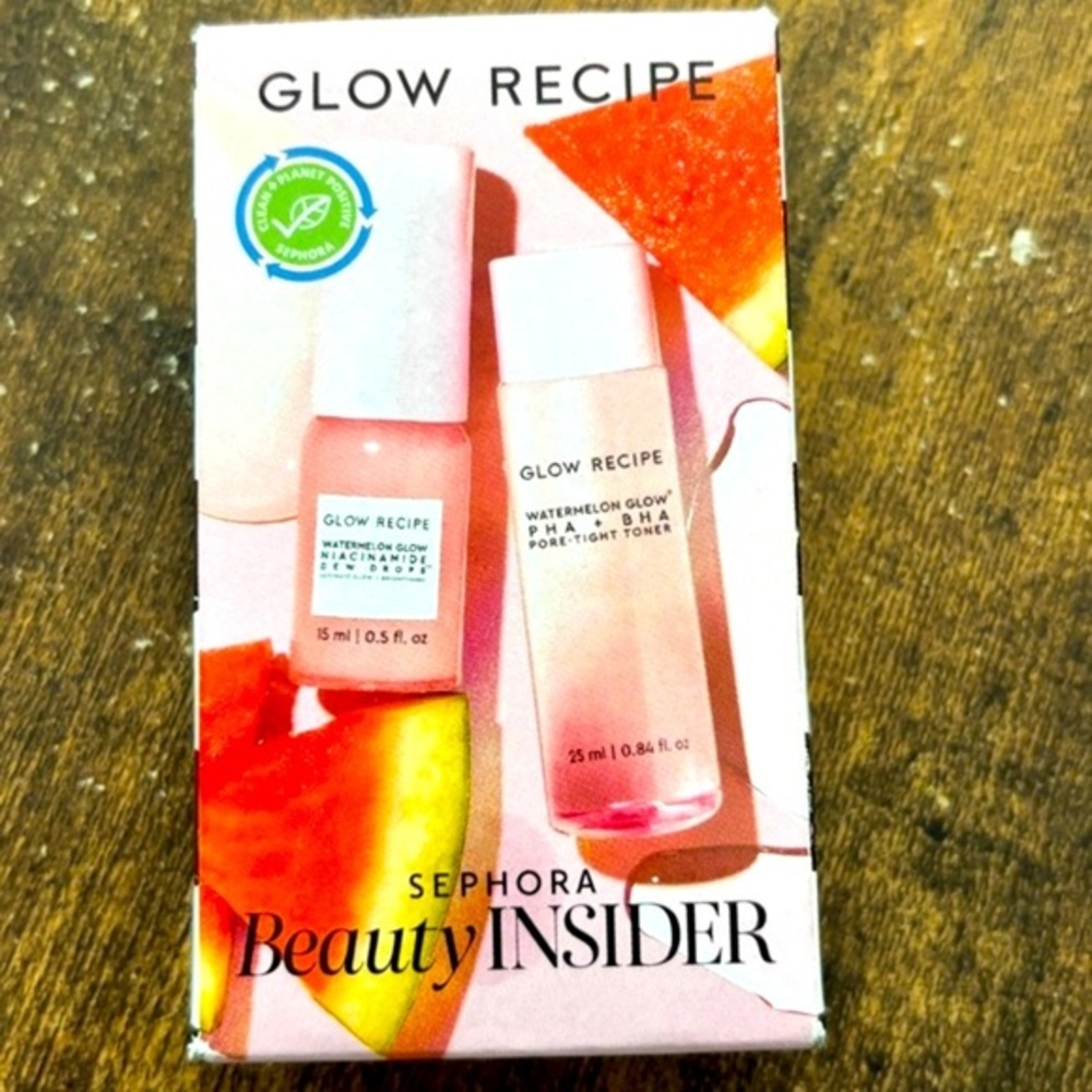 Glow Recipe Watermelon Pore Minimizing Toner and Niacinamide Dew Drops Minis Duo